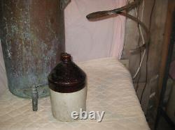Antique EXTRA LARGE Copper Moonshine Still withCoil Moonshine Jug-A MAN CAVE MUST