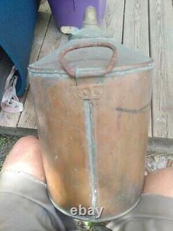 Antique Moonshine Copper Still Thumper 5 gallon very good condition