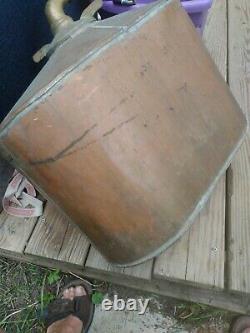 Antique Moonshine Copper Still Thumper 5 gallon very good condition