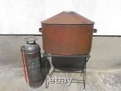 Antique Oval Copper Moonshine Still