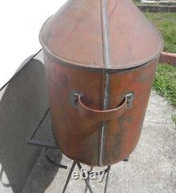 Antique Oval Copper Moonshine Still