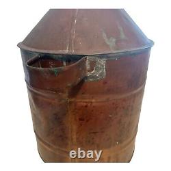 Antique Pre Prohibition Era Moonshine Copper Still Handles Lid Liquor Patina