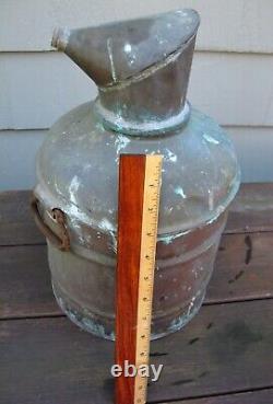 Antique Primitive Copper Whiskey Moonshine Liquor Still Great Patina A Barn Find