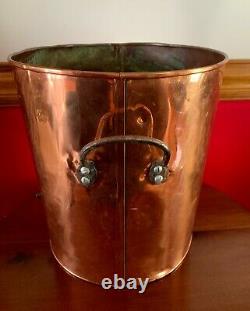 Antique Primitive Large 14 Copper Stock Pot Steamer Still Moonshine Whiskey
