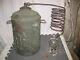 Antique Rare Copper Moonshine Still Withcoil + Moonshine Bottle-a Man Cave Must