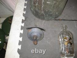 Antique RARE Copper Moonshine Still withCoil + Moonshine Bottle-A MAN CAVE MUST