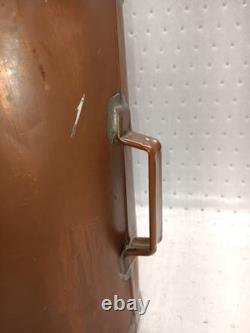 Antique VTG Copper Moonshine Still Barrel with Handle 16 Tall