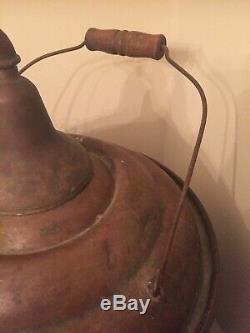 Antique Vintage Copper Liquor Moonshine Still Boiler Tank