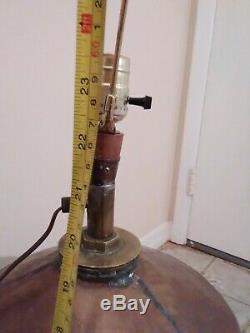 Antique Vintage Copper Moonshine Still Electric Lamp Light