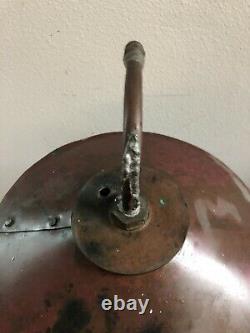 Antique Vintage Copper Moonshine Still Pot. Threaded Top 5 Gallons. NO LEAKS