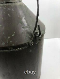 Antique Vintage Copper Primitive Still Pot Masher Boiler Pail Moonshine Handle