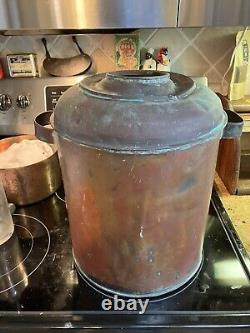 Antique copper moonshine still