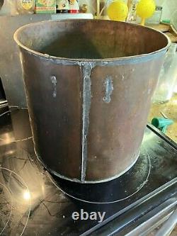 Antique copper moonshine still