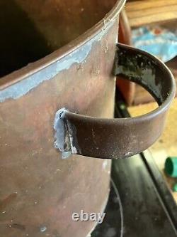 Antique copper moonshine still