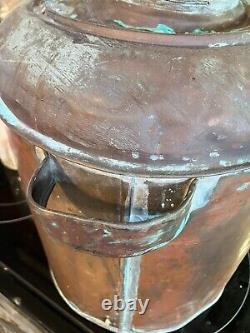 Antique copper moonshine still