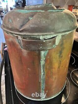 Antique copper moonshine still