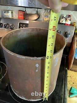 Antique copper moonshine still