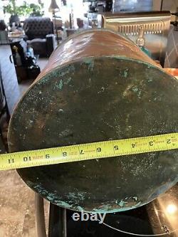 Antique copper moonshine still