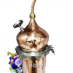 Artisan Style 10L Copper Pot Still For Making Essencial Oil Moonshine Gin Whisky
