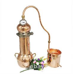 Artisan Style 3L Copper Pot Still For Making Essencial Oil Moonshine Gin Whisky