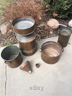 Awesome Antique Copper Moonshine Still