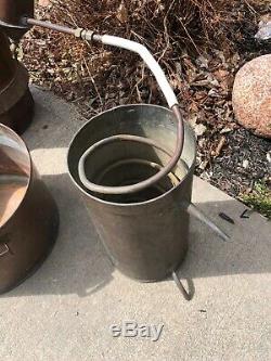 Awesome Antique Copper Moonshine Still