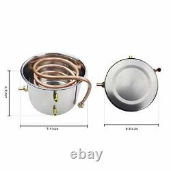 BACOENG 3Gal/12L Moonshine Still Spirits Water Alcohol Distiller Copper Tube