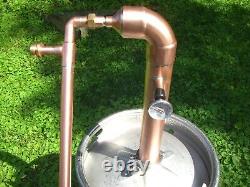 Beer Keg ELBOW Kit 2 Copper Pipe Moonshine Still Pot Still Column reflux