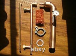 Beer Keg ELBOW Kit 2 inch Copper Pipe Moonshine Still Pot Still Column reflux