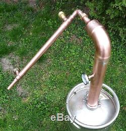 Beer Keg ELBOW Kit 2 inch Copper Pipe Moonshine Still Pot Still Column reflux