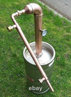 Beer Keg ELBOW Kit 2 inch Copper Pipe Moonshine Still Pot Still Column reflux