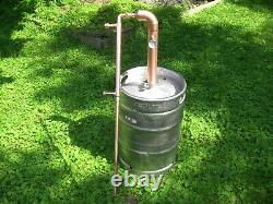 Beer Keg ELBOW Kit 2 inch Copper Pipe Moonshine Still Pot Still Column reflux