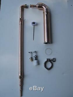 Beer Keg Kit 2 inch Copper Pipe Moonshine Pot Still Column