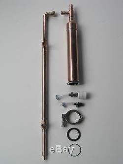 Beer Keg Kit 2 inch Copper Pipe Moonshine Pot Still Distiller Column