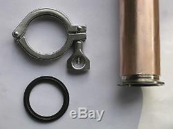 Beer Keg Kit 2 inch Copper Pipe Moonshine Pot Still Distiller Column