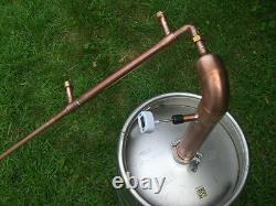 Beer Keg Kit 2 inch Pipe Copper Moonshine Still Pot Still Distillation Column