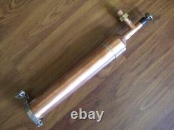 Beer Keg Kit Copper Moonshine Still Head 1 ft column 2 x 1/2 tri clamp withunion