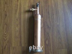 Beer Keg Kit Copper Moonshine Still Head 1 ft column 2 x 1/2 tri clamp withunion