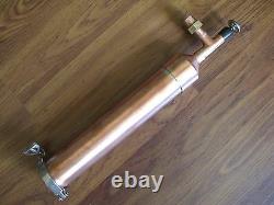 Beer Keg Kit Moonshine Still Head 1 ft COPPER column 2 x 1/2 tri clamp withunion