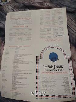 Bohemian Grove/Club 1975 Low Jinks Performance Poster Of MOONSHINE or I STILL