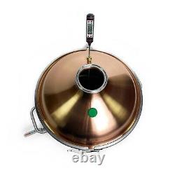 Boiler with Copper M1 lid 3 for moonshine still distiller 25 Liter (6,6 gal)