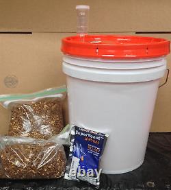 COMPLETE MOONSHINE MASH KIT, for Copper Moonshine still with Instructions
