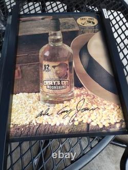 Casey's Cut 92 Proof Spirit Moonshine from Casey Jones Distillery Signed Poster