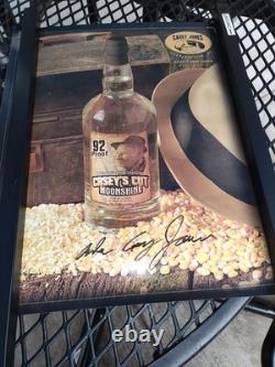 Casey's Cut 92 Proof Spirit Moonshine from Casey Jones Distillery Signed Poster