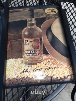 Casey's Cut 92 Proof Spirit Moonshine from Casey Jones Distillery Signed Poster