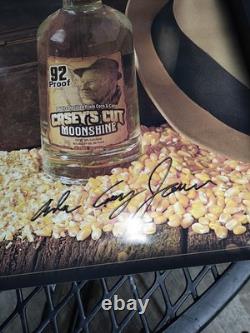 Casey's Cut 92 Proof Spirit Moonshine from Casey Jones Distillery Signed Poster