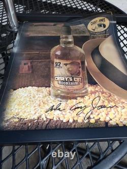 Casey's Cut 92 Proof Spirit Moonshine from Casey Jones Distillery Signed Poster