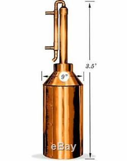 Clawhammer Supply 5 Gallon Copper Moonshine DIY Still Kit. Made in The USA