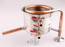 Coil Cooling Pot Stainless Steel/ Copper(For 2 Pots Moonshine still / Distiller)