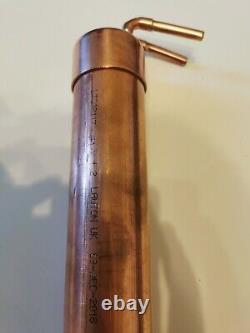 Coil condenser copper moonshine pot reflux still